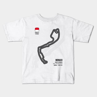 Monte Carlo Race Track Kids T-Shirt